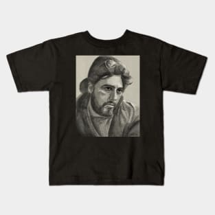 Serpico Portrait Drawing Kids T-Shirt